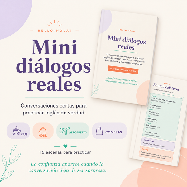 Mini diálogos reales - Inglés para practicar de verdad